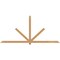 Ekena Millwork Kennewick Timber Gable Bracket, Western Red Cedar, 108"W x 49"H x 3 1/2"D x 3 1/2"F, 11/12 Pitch GBW108X49X0404KEN00SWR - alternate 1